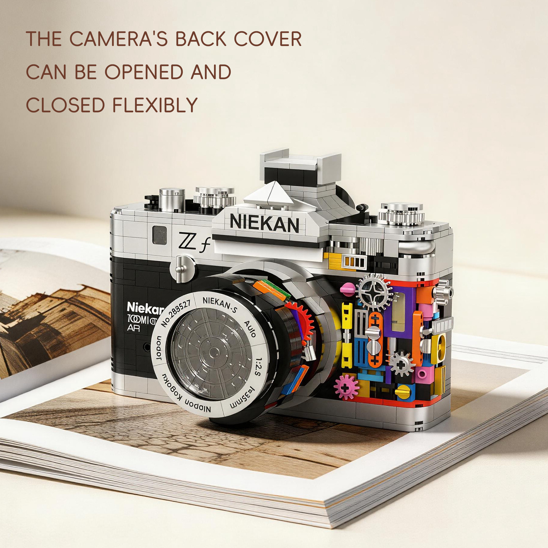 Collectible Vintage Cameras - 865PCS Retro Camera Building Blocks Vintage