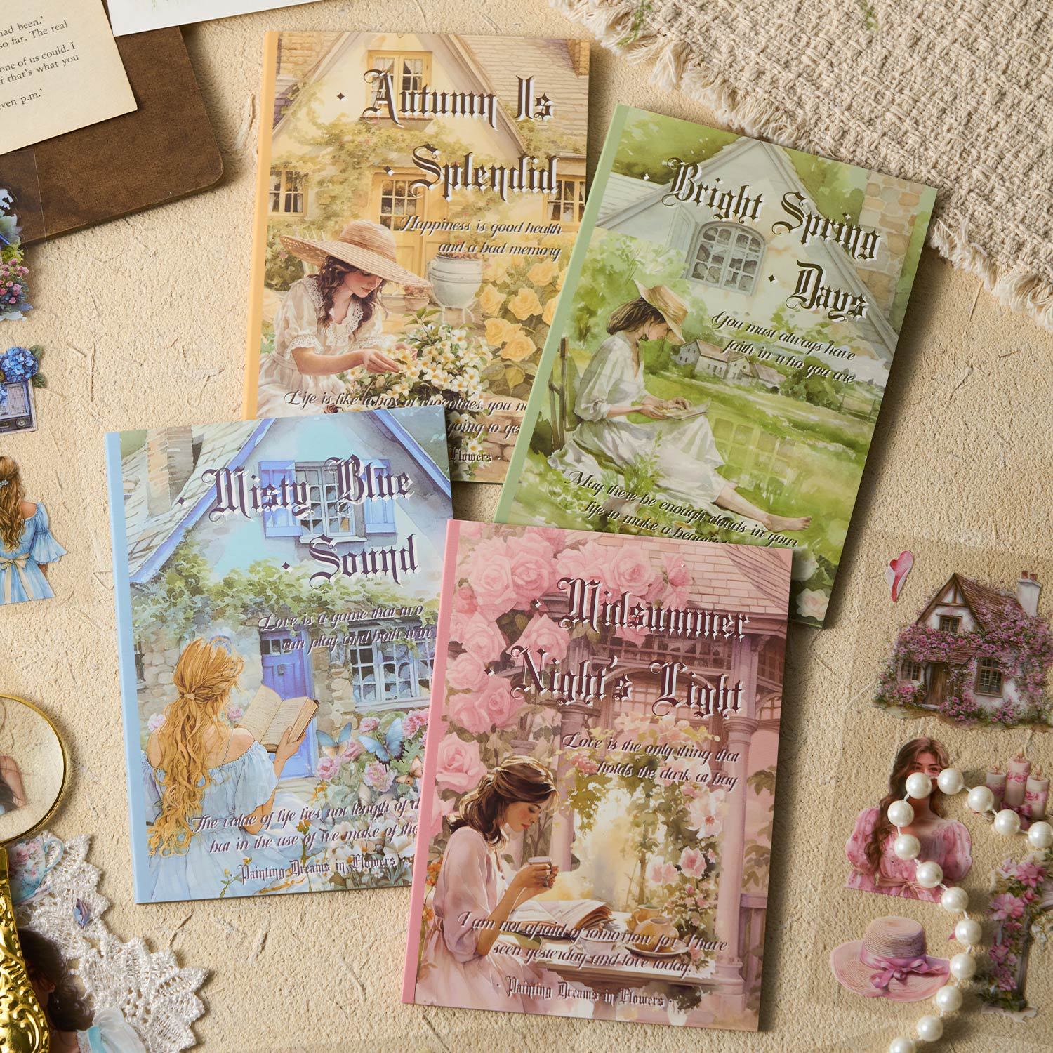 Collectible Vintage Matches - 20 Sheets Four Seasons Landscape Collection