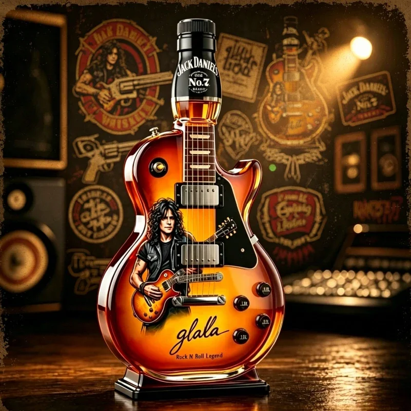 Retro Sunset Gradient Guitar S - Vintage Collectible Bottles 리뷰 및 가격