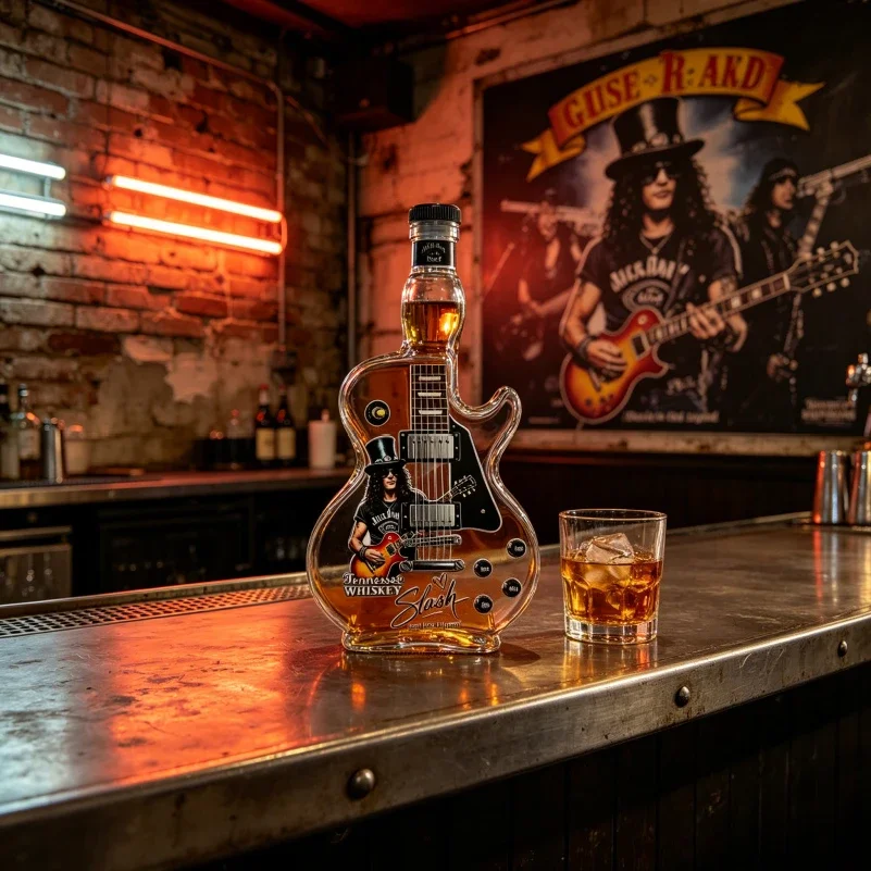 Retro Sunset Gradient Guitar S - Vintage Collectible Bottles 리뷰 및 가격