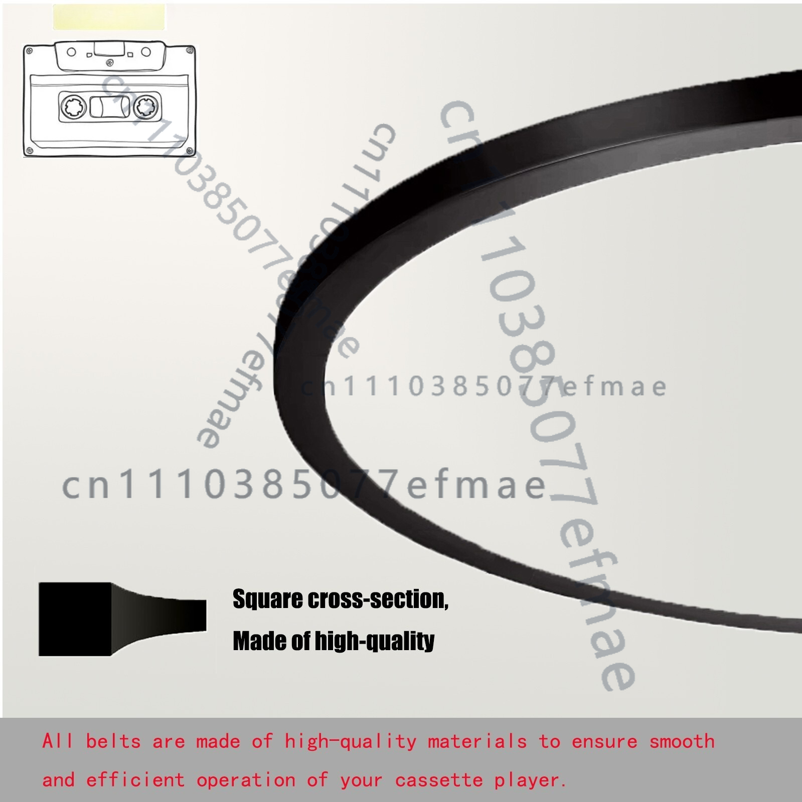 Belt for Sony WM-GX53 WM-GX54  - Cassette Walkman Belt 리뷰 및 가격