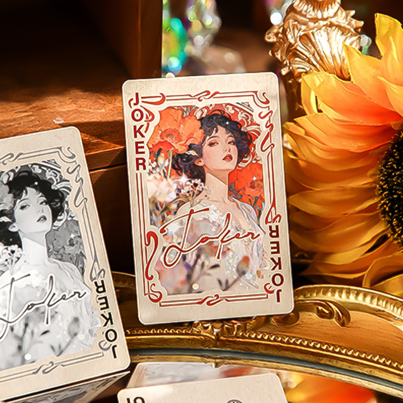 Mr.Paper 55pcs Gilded Flower D - Vintage Collectible Playing Cards 리뷰 및 가격