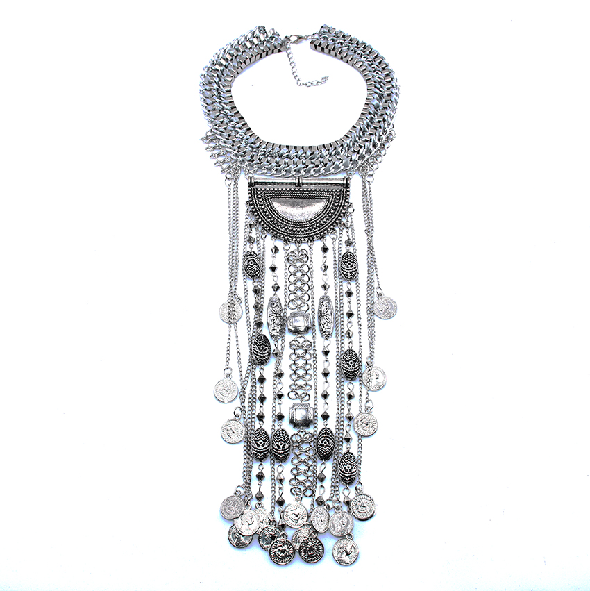 Classic Boho Ethnic Statement  - Vintage Collectible Coins 리뷰 및 가격
