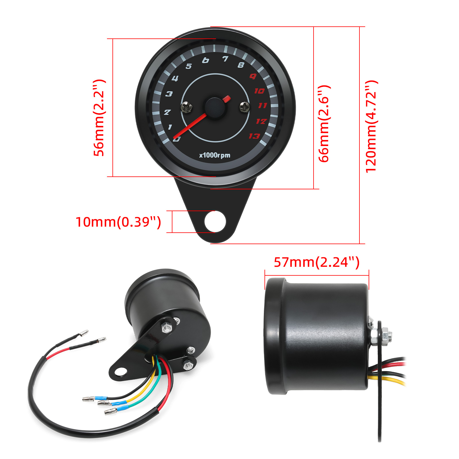 13000 RPM Meter Universal Scoo - Analog Meter Gauge 리뷰 및 가격
