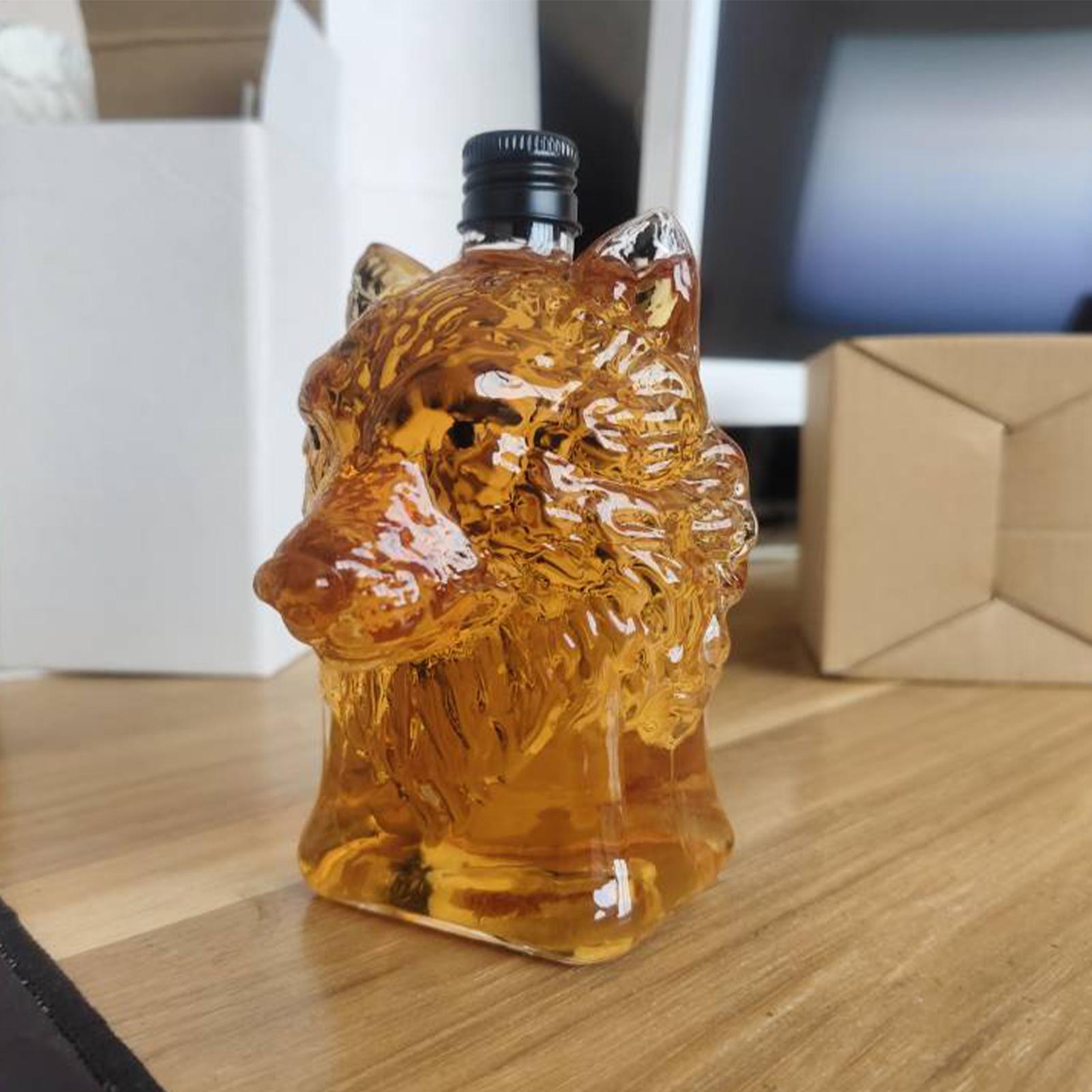 Engraved Whiskey Glasses Wolf  - Vintage Collectible Bottles 리뷰 및 가격