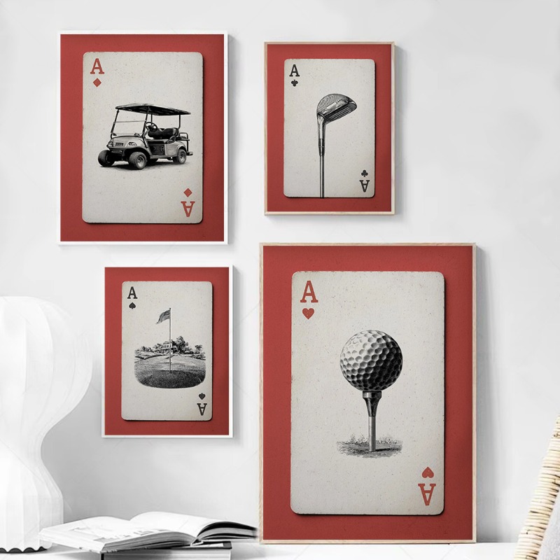 Vintage Golf Playing Cards Pos - Vintage Collectible Playing Cards 리뷰 및 가격