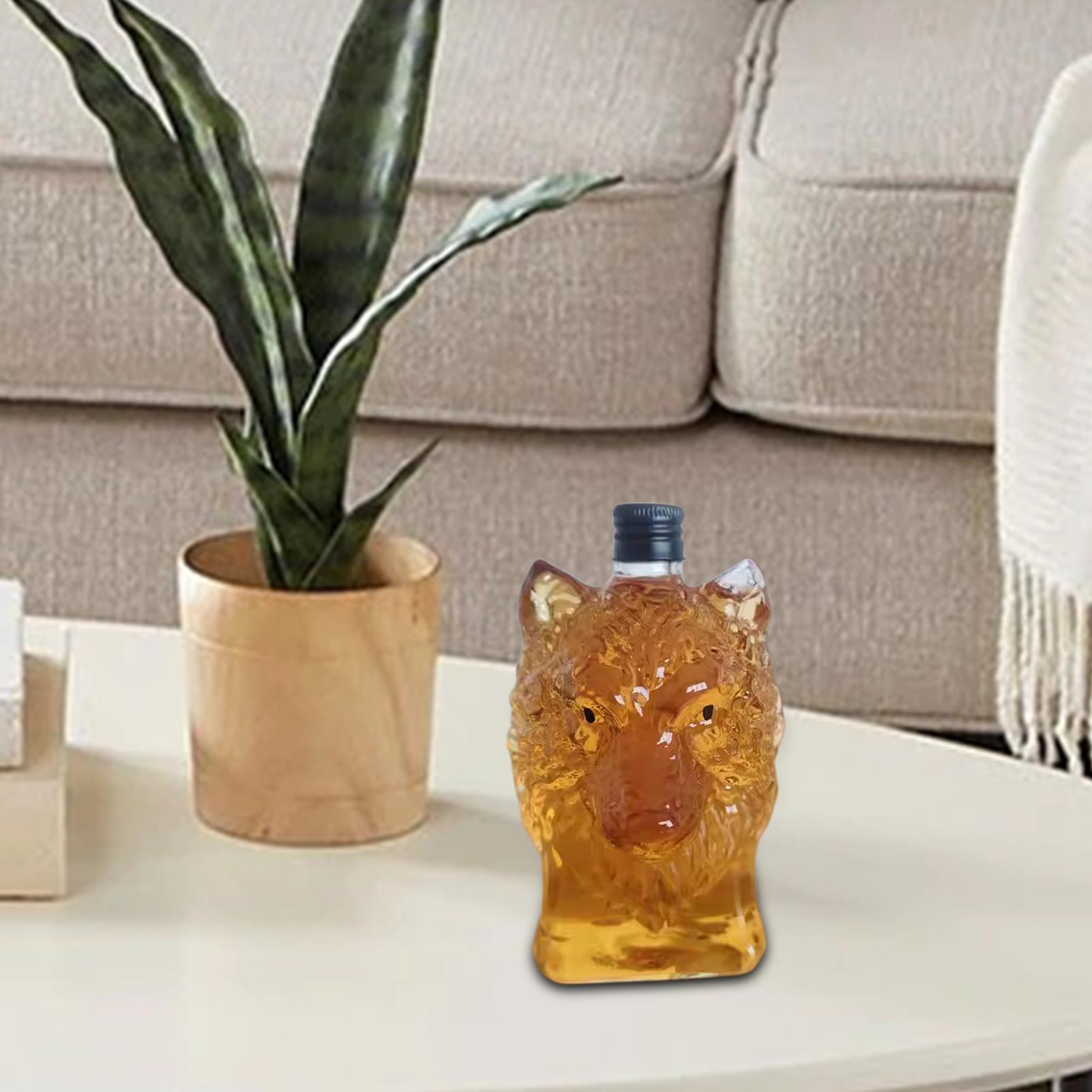 Whiskey Bottle Wolf Shape Wine - Vintage Collectible Bottles 리뷰 및 가격