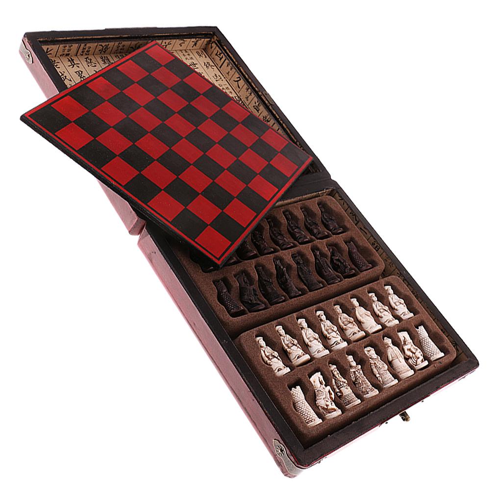 Chinese Chess Set Wooden Minia - Vintage Game Collection 리뷰 및 가격