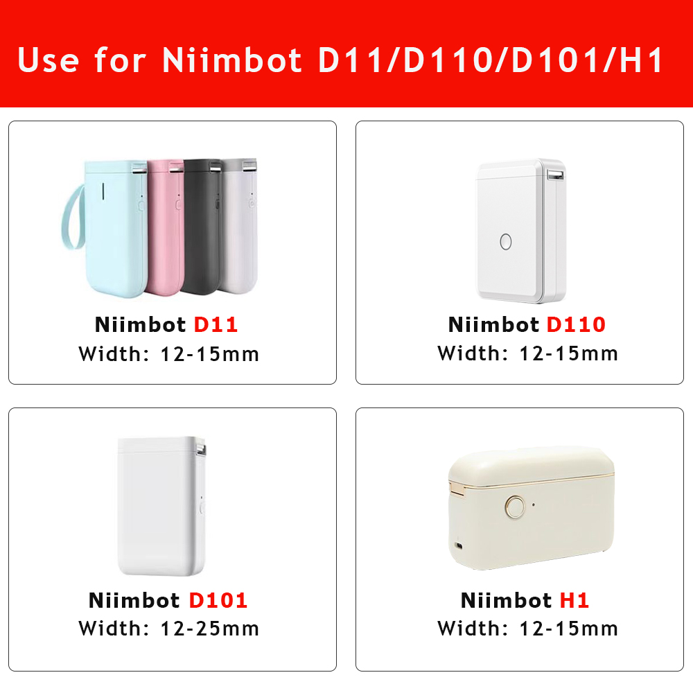 10 Rolls NiiMBOT D110 D11 D101 - Typewriter Ribbon Roll 리뷰 및 가격