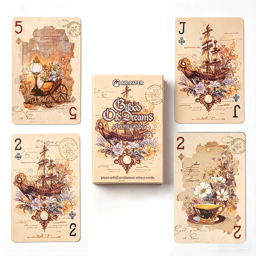 55Pcs Vintage Aesthetic Playin - Vintage Collectible Playing Cards 리뷰 및 가격
