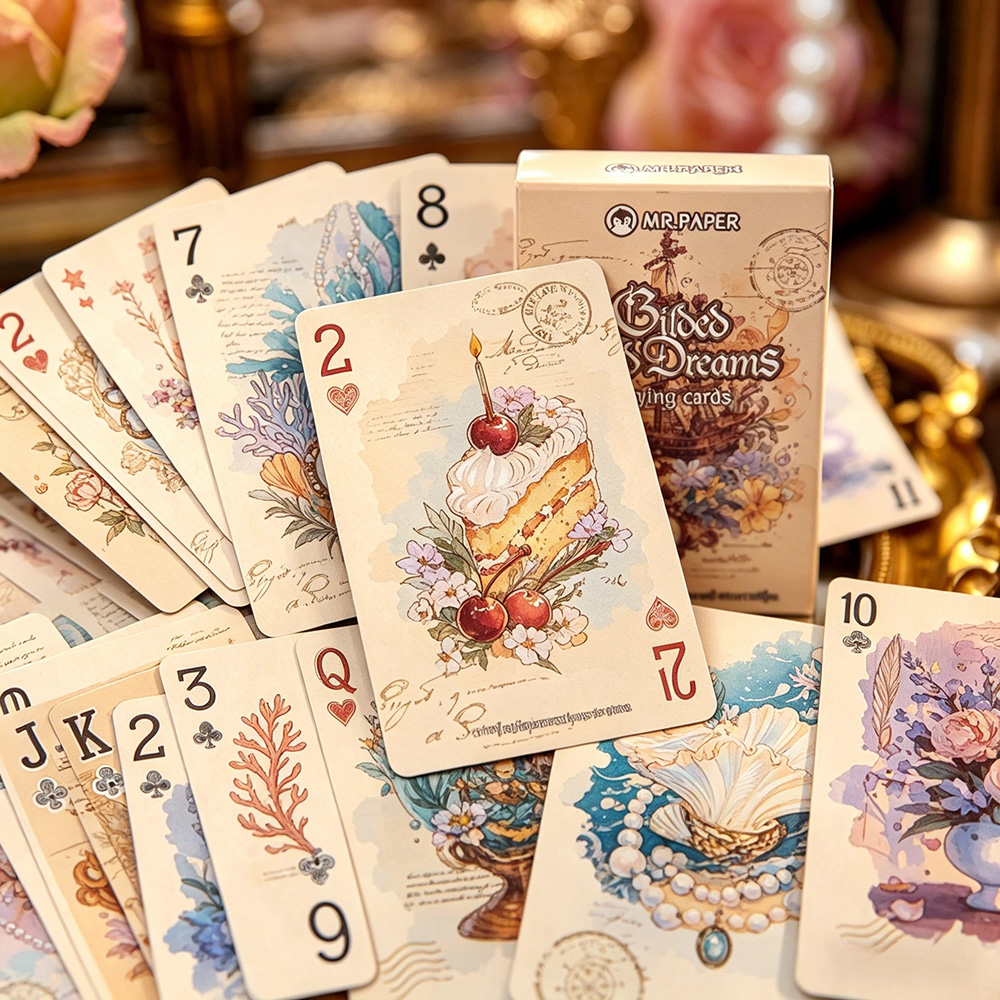 55Pcs Vintage Aesthetic Playin - Vintage Collectible Playing Cards 리뷰 및 가격
