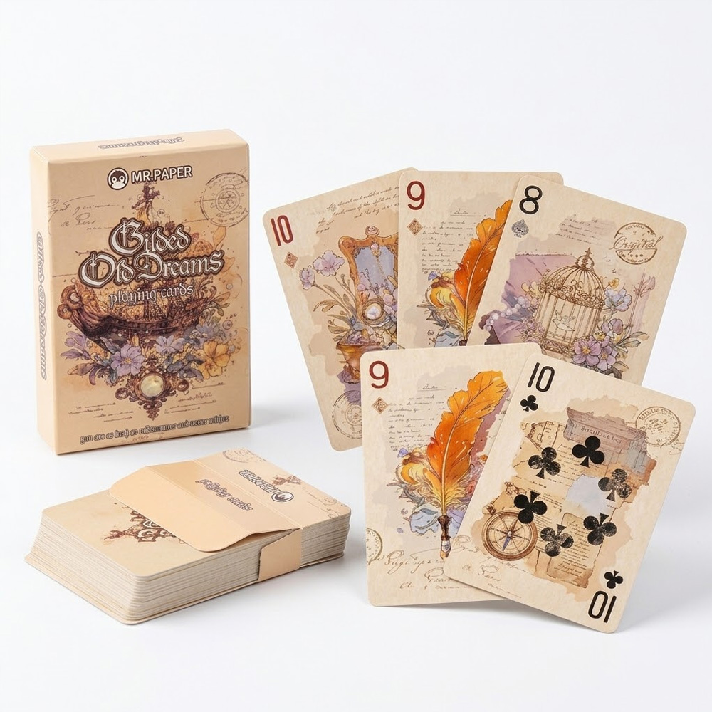 55Pcs Vintage Aesthetic Playin - Vintage Collectible Playing Cards 리뷰 및 가격