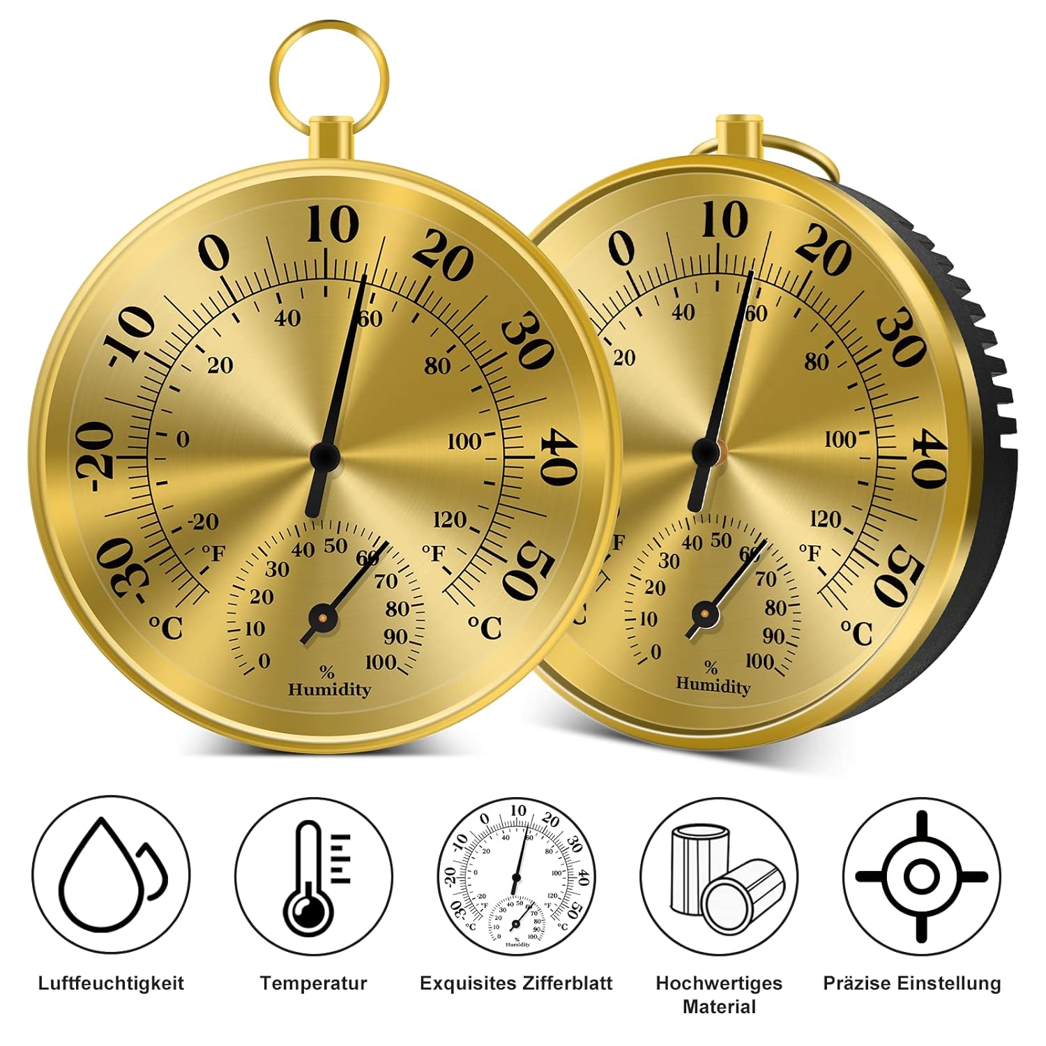 10CM Wall Thermometer Hygromet - Analog Meter Gauge 리뷰 및 가격