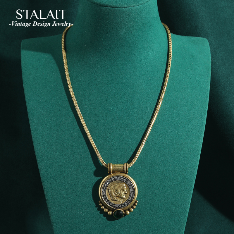 Head Ancient Coin Pendant Chok - Vintage Collectible Coins 리뷰 및 가격