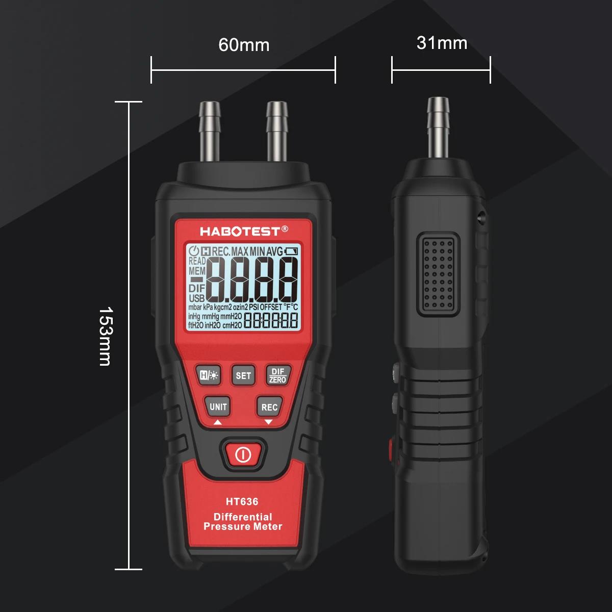 HABOTEST HT636 Digital Pressur - Analog Meter Gauge 리뷰 및 가격