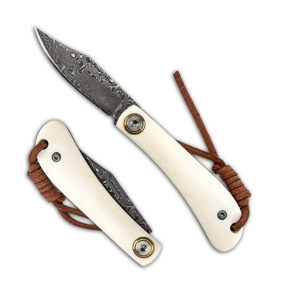 Compact Vintage EDC Damascus F - Vintage Collectible Knives 리뷰 및 가격