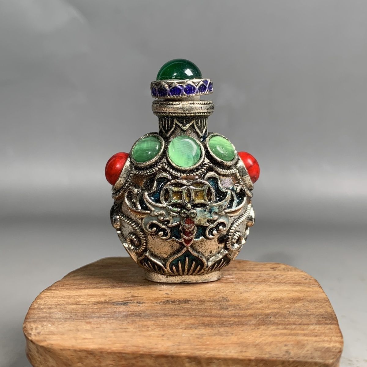 Vintage Cloisonne Bronze Snuff - Vintage Collectible Bottles 리뷰 및 가격