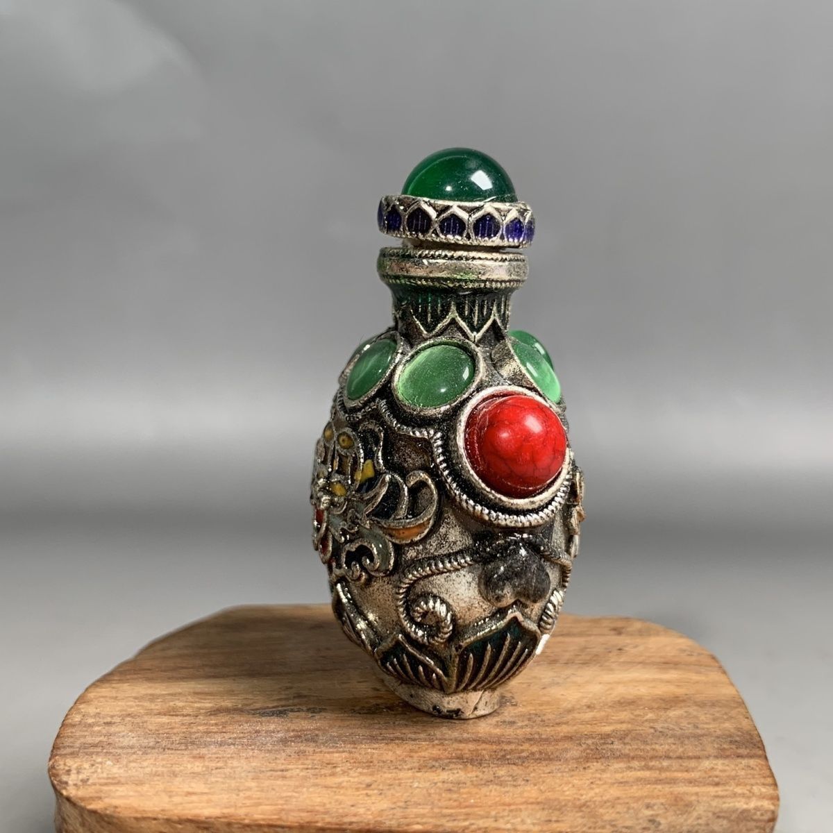 Vintage Cloisonne Bronze Snuff - Vintage Collectible Bottles 리뷰 및 가격