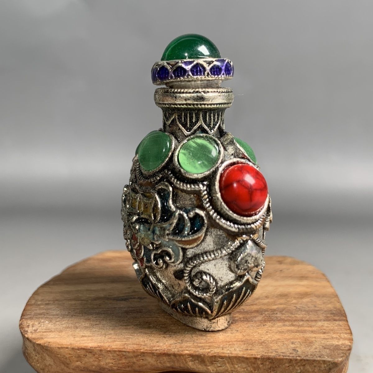 Vintage Cloisonne Bronze Snuff - Vintage Collectible Bottles 리뷰 및 가격
