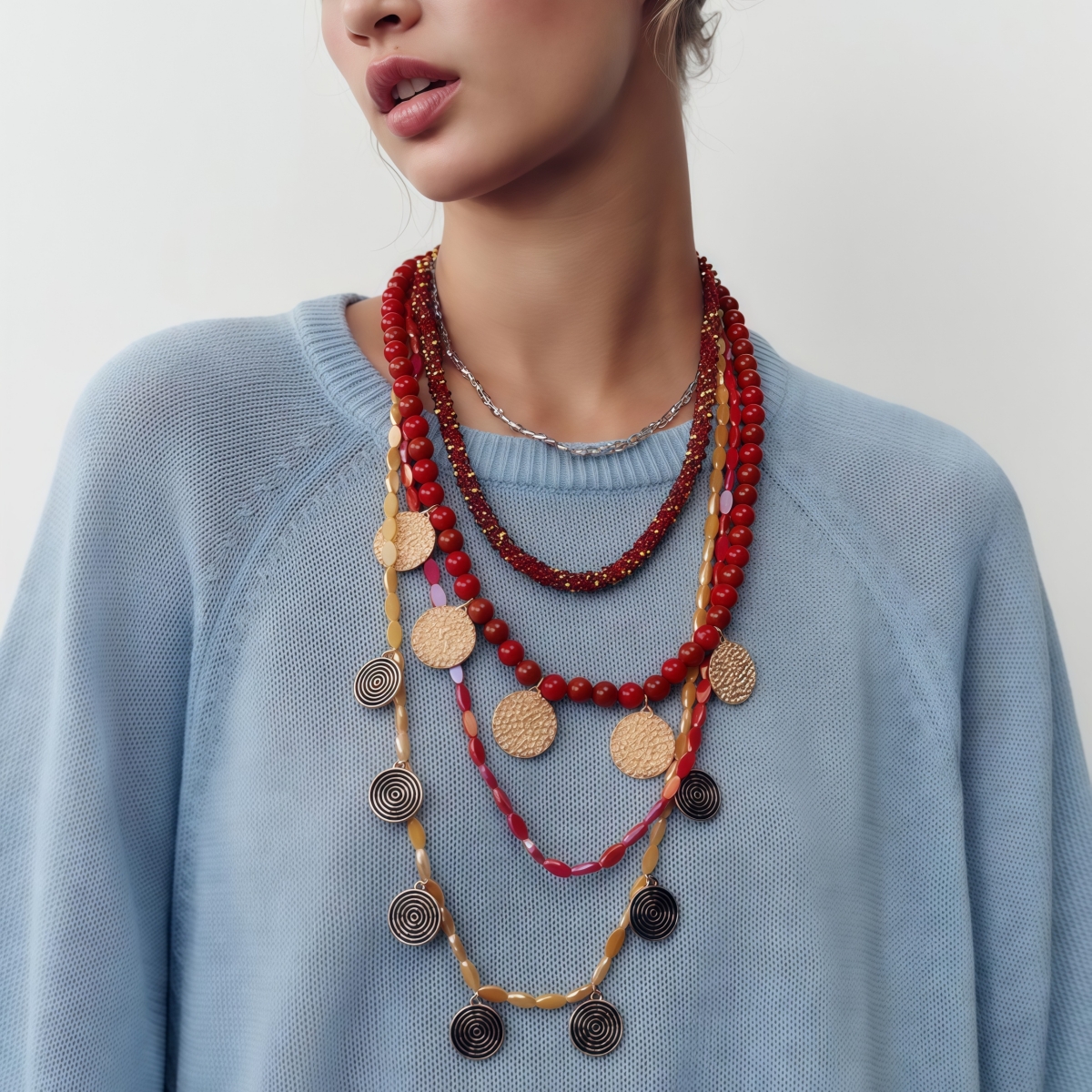 Pack Of Beaded Neckalce For Wo - Vintage Collectible Coins 리뷰 및 가격