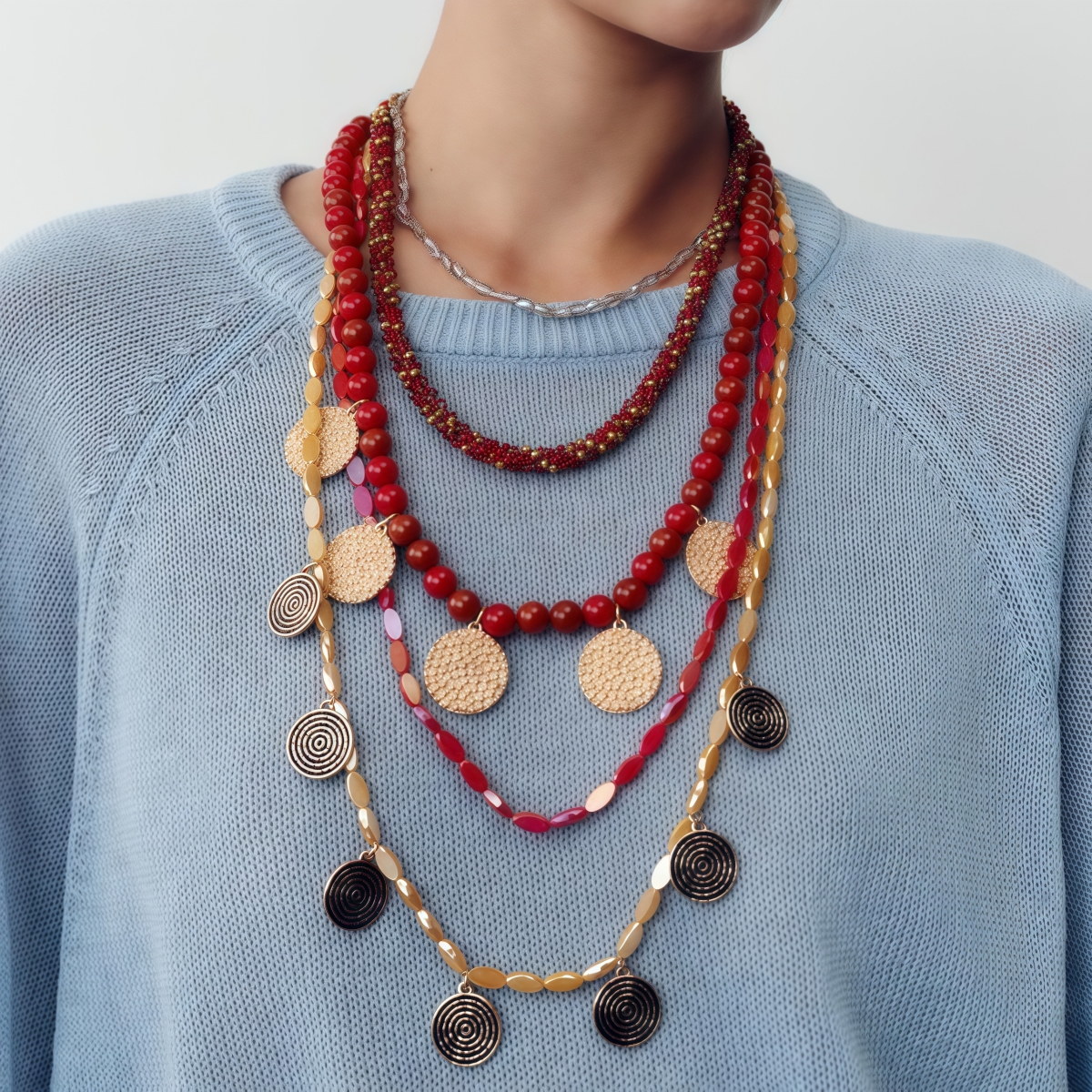Pack Of Beaded Neckalce For Wo - Vintage Collectible Coins 리뷰 및 가격