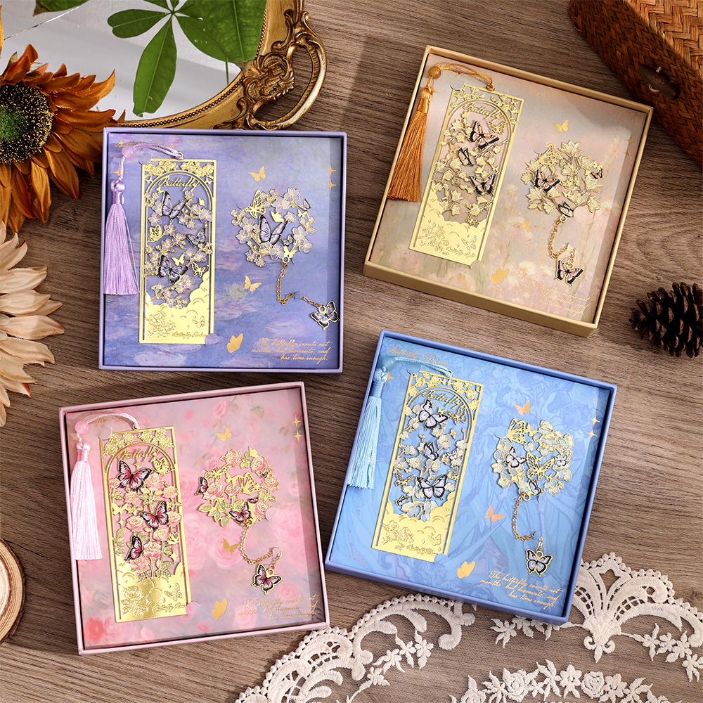 2 Pcs Butterfly Bookmarks With - Vintage Collectibles 리뷰 및 가격