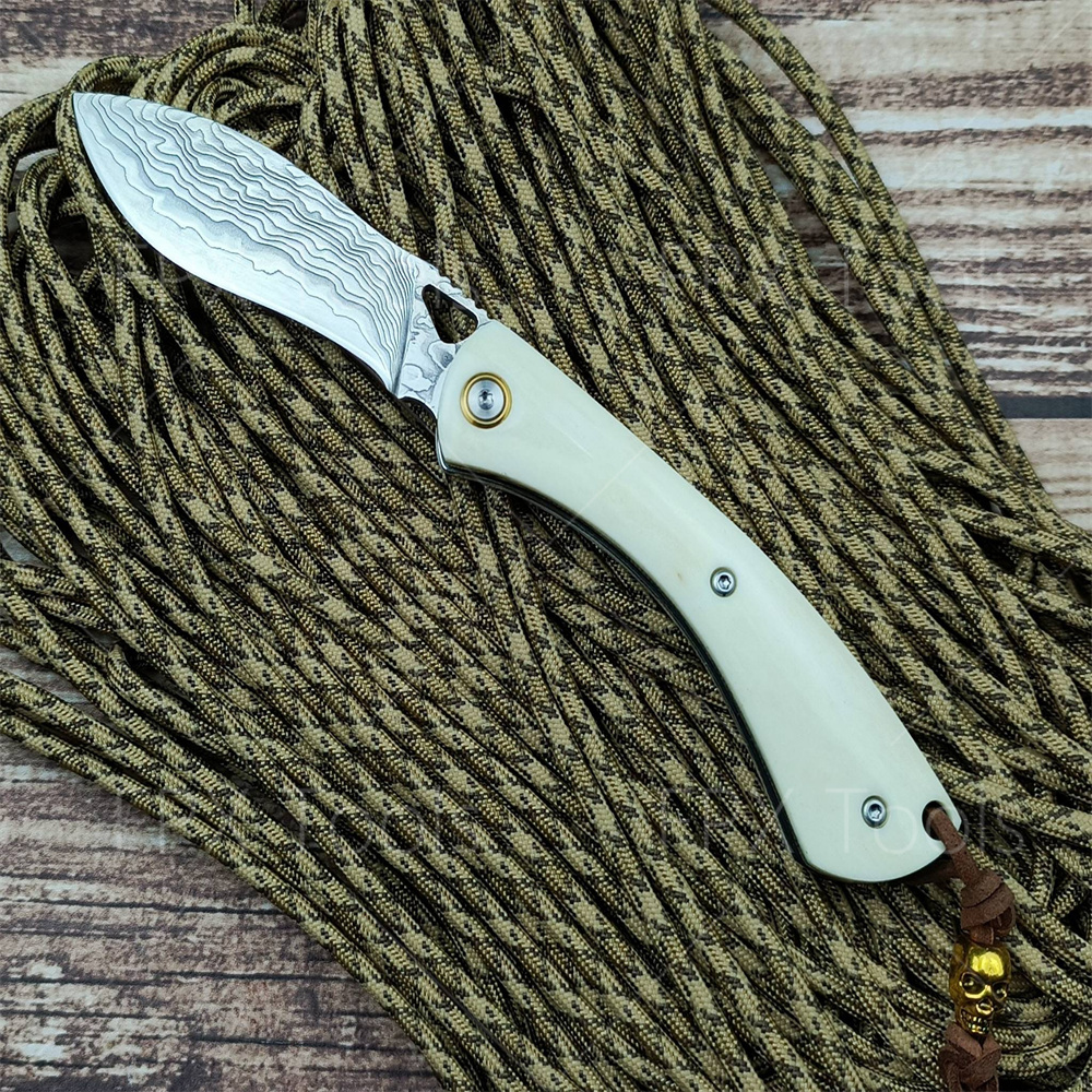 Damascus Pattern Steel Folding - Vintage Collectible Knives 리뷰 및 가격