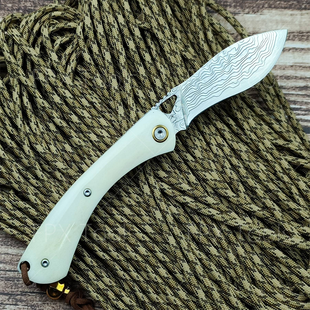 Damascus Pattern Steel Folding - Vintage Collectible Knives 리뷰 및 가격