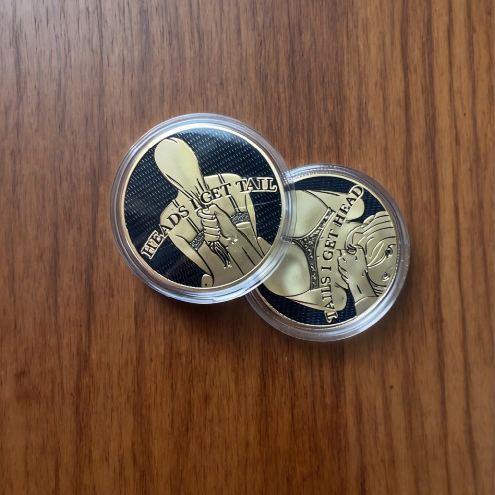 New Funny Heads and Tails Coin - Vintage Collectibles Toys 리뷰 및 가격