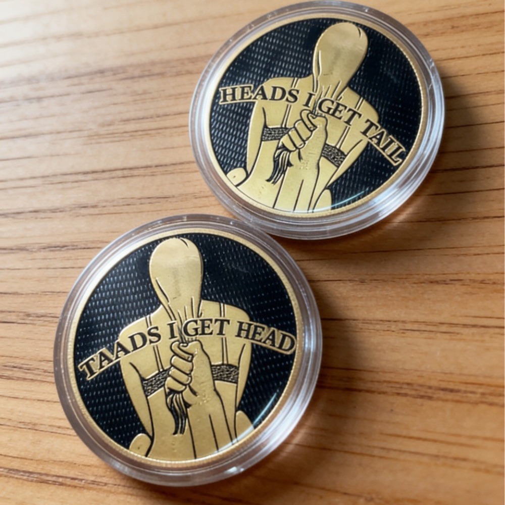 New Funny Heads and Tails Coin - Vintage Collectibles Toys 리뷰 및 가격