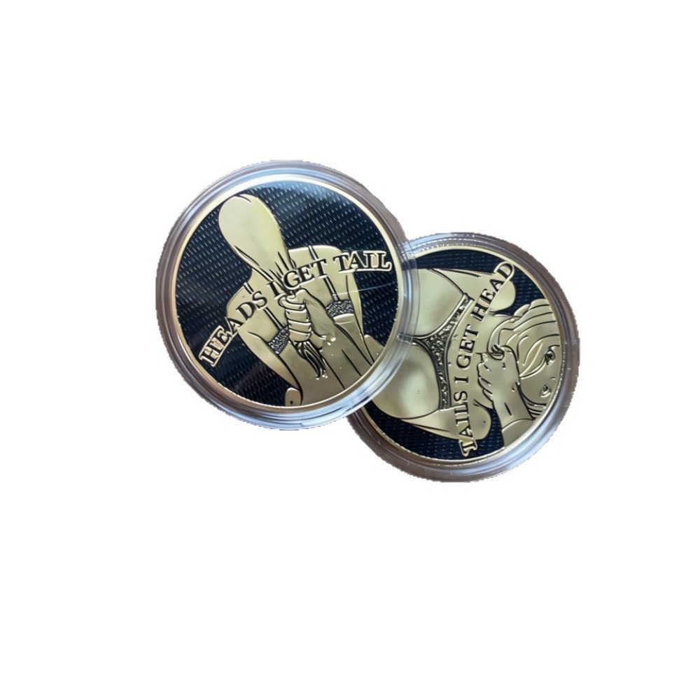 New Funny Heads and Tails Coin - Vintage Collectibles Toys 리뷰 및 가격
