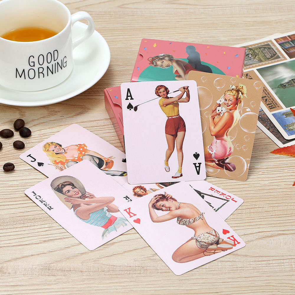 Vintage Sexy Bikini Beauty Pla - Vintage Collectible Playing Cards 리뷰 및 가격