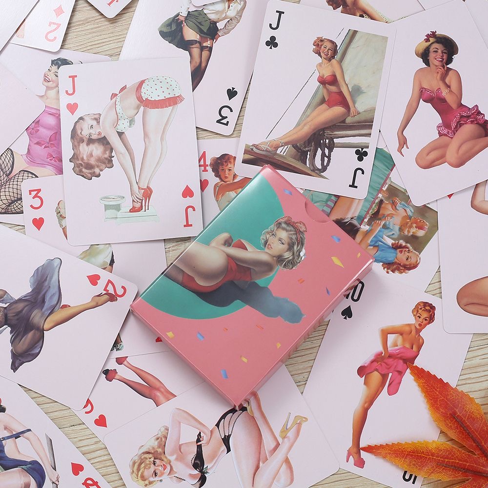 Vintage Sexy Bikini Beauty Pla - Vintage Collectible Playing Cards 리뷰 및 가격