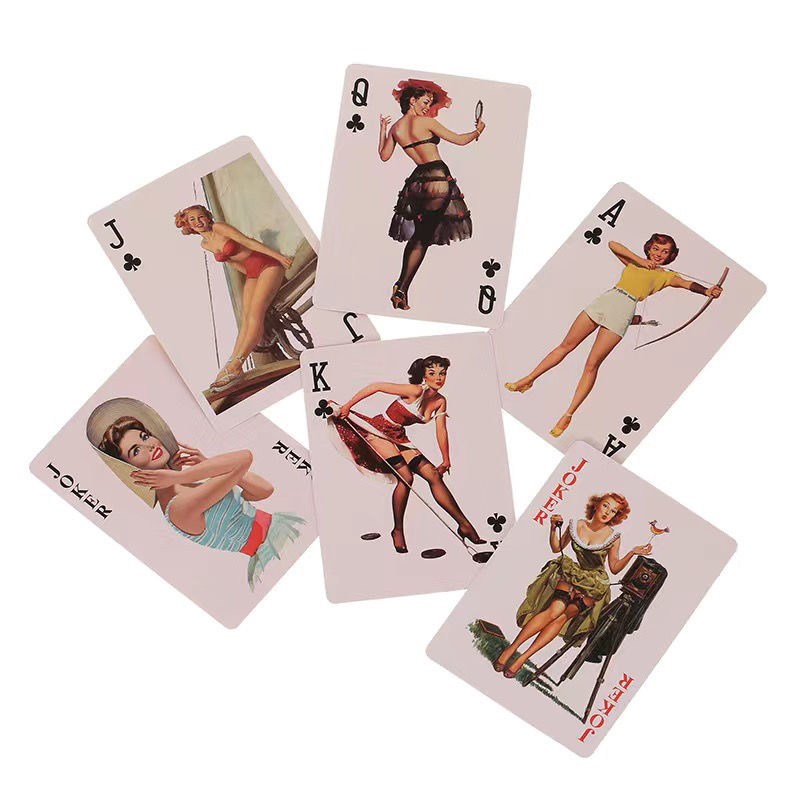 Vintage Sexy Bikini Beauty Pla - Vintage Collectible Playing Cards 리뷰 및 가격