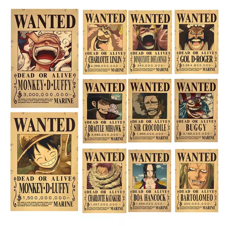 Anime One Piece Bounty Wanted  - Vintage Game Collection 리뷰 및 가격