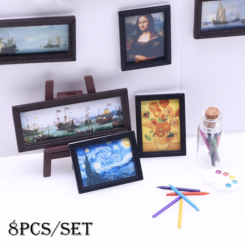 8Pcs/Set 1:12 Dollhouse Miniat - Vintage Toy Collector 리뷰 및 가격