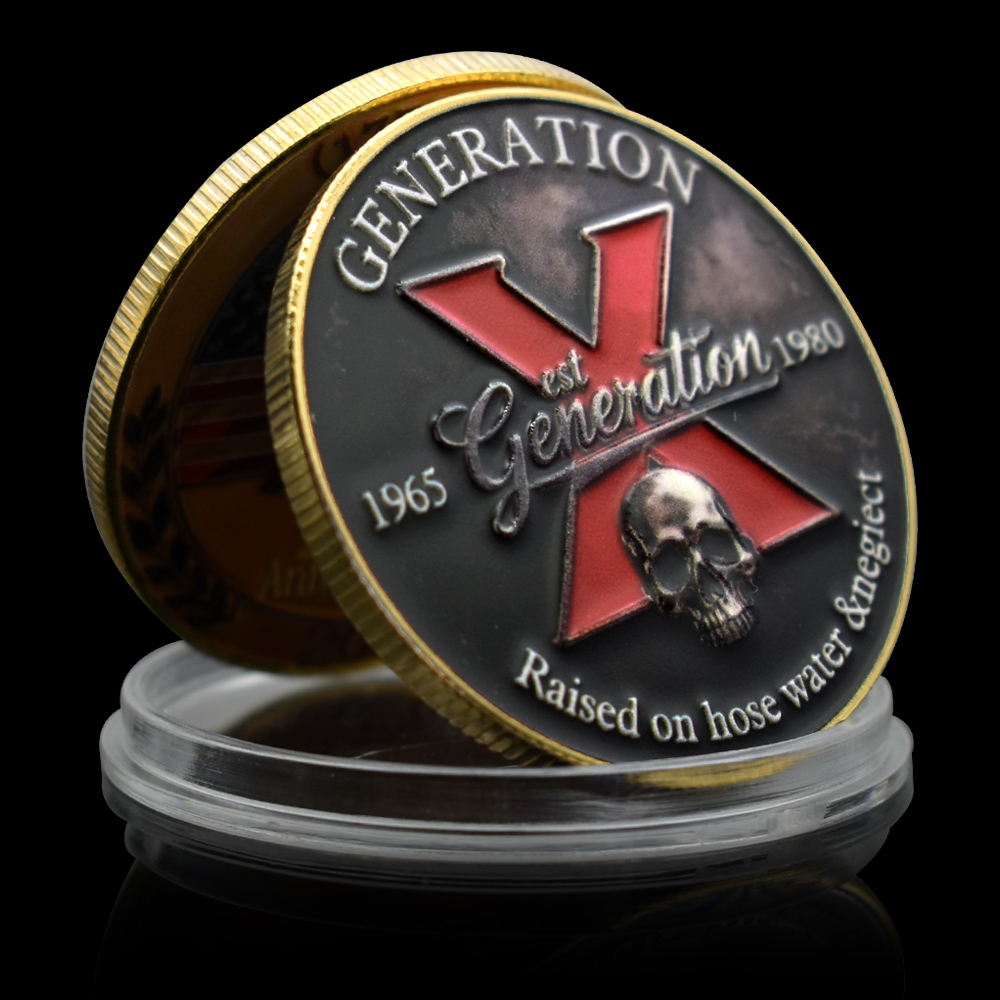 Generation X Skull Metal Coin  - Vintage Collectible Coins 리뷰 및 가격
