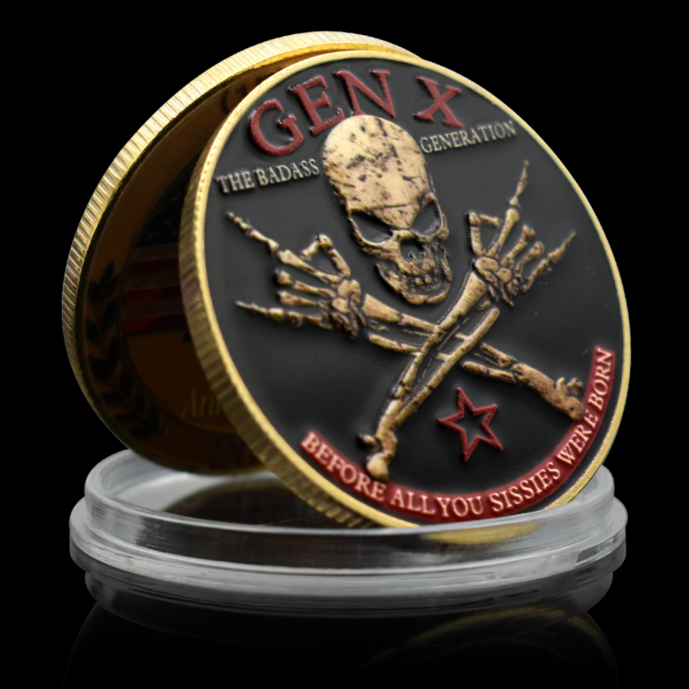 Generation X Skull Metal Coin  - Vintage Collectible Coins 리뷰 및 가격