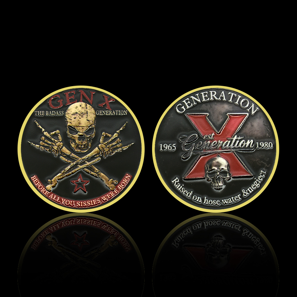 Generation X Skull Metal Coin  - Vintage Collectible Coins 리뷰 및 가격