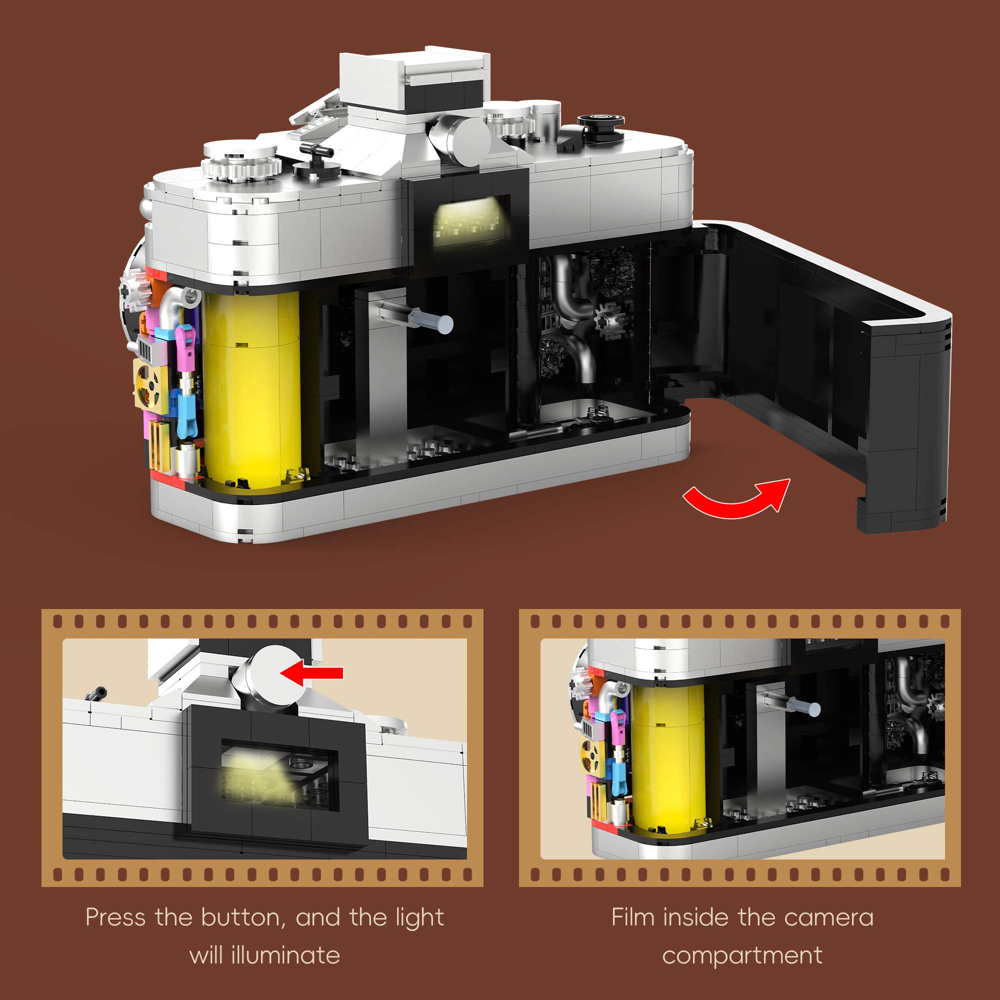 865PCS Retro Camera Building B - Collectible Vintage Cameras 리뷰 및 가격