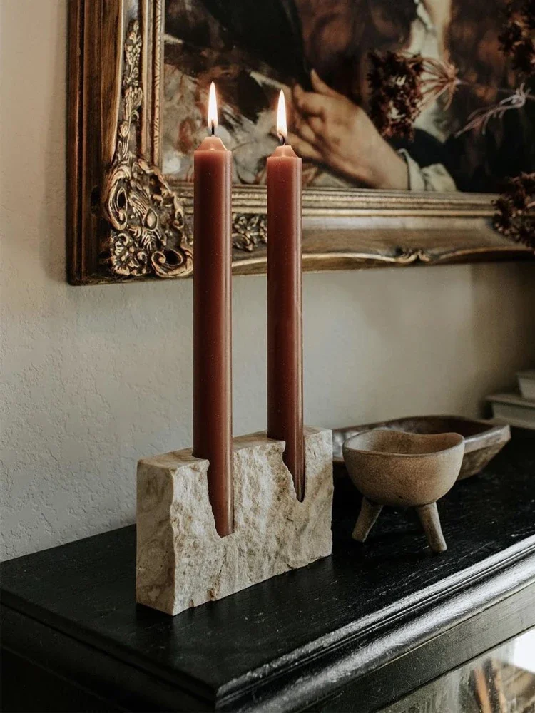 2 Holes Marble Candlestick Hol - Collectible Vintage Matches 리뷰 및 가격