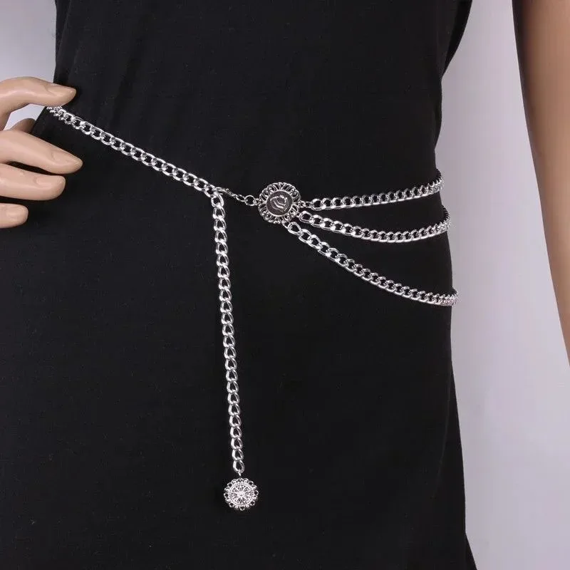 2025 Punk Hip Hop Waist Chain  - Vintage Collectible Coins 리뷰 및 가격